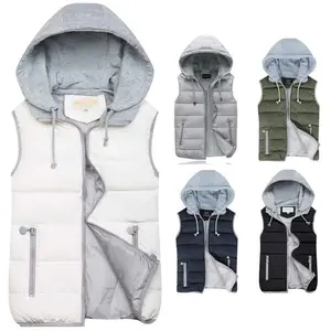 Women’s Lightweight Sports Down Vest – Winter Outdoor Hooded Sleeveless Down Jacket, Warm Fashionable Design, Skiing Outerwear Vest with Drawstring