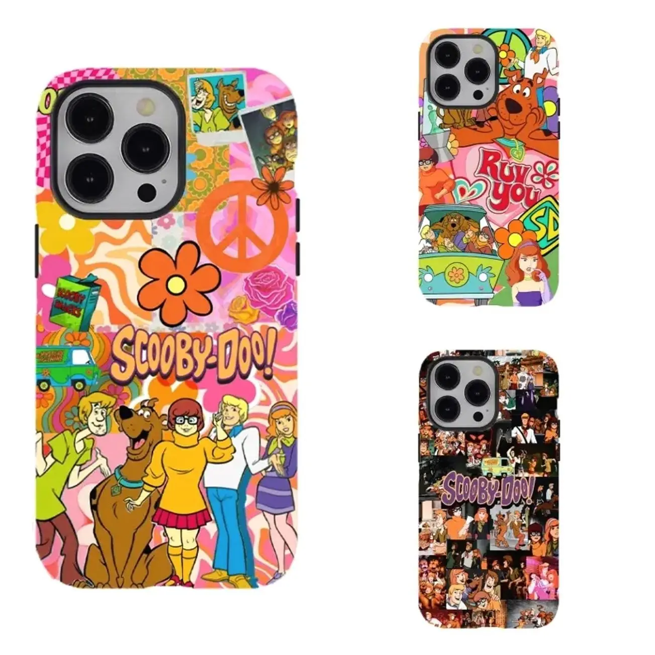 Scooby-Doo Custom Slim Cartoon Smartphone Shell, Vibrant Fan-Focused Accessory with Durable Shockproof Wireless Protection,for iPhone 7 8 X XR XS XSM 11 12 13 14 15 16 17Plus/Pro