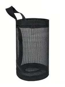 Trash Bag Storage Bag Home Shoe Covers Kitchen Plastic Bags Drawstring Wall Hanging Net Pouch Wholesale