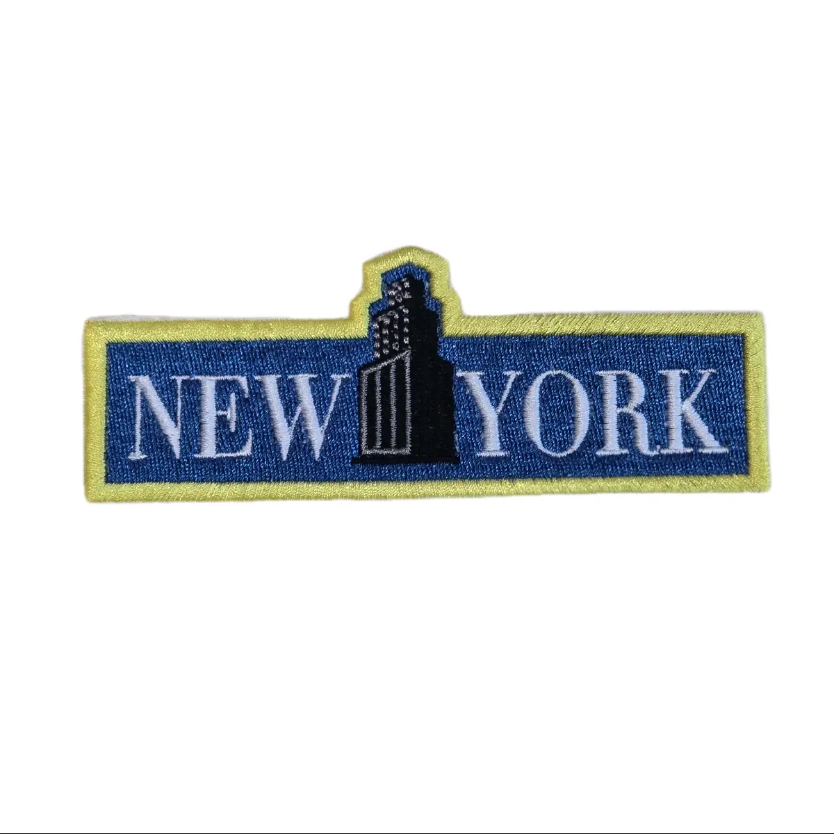 New York Iron On Embroidered Applique Patch