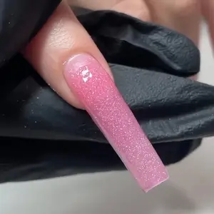 V Beauty Pure VBP Acrylic Powder Sugar Rush nail care nail art valentine nail pink glitter