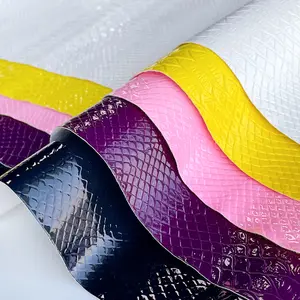 12"x54" croc embossed PU faux leather, perfect for DIY earrings, bags and jewelry crafts, in stock at US overseas warehouse