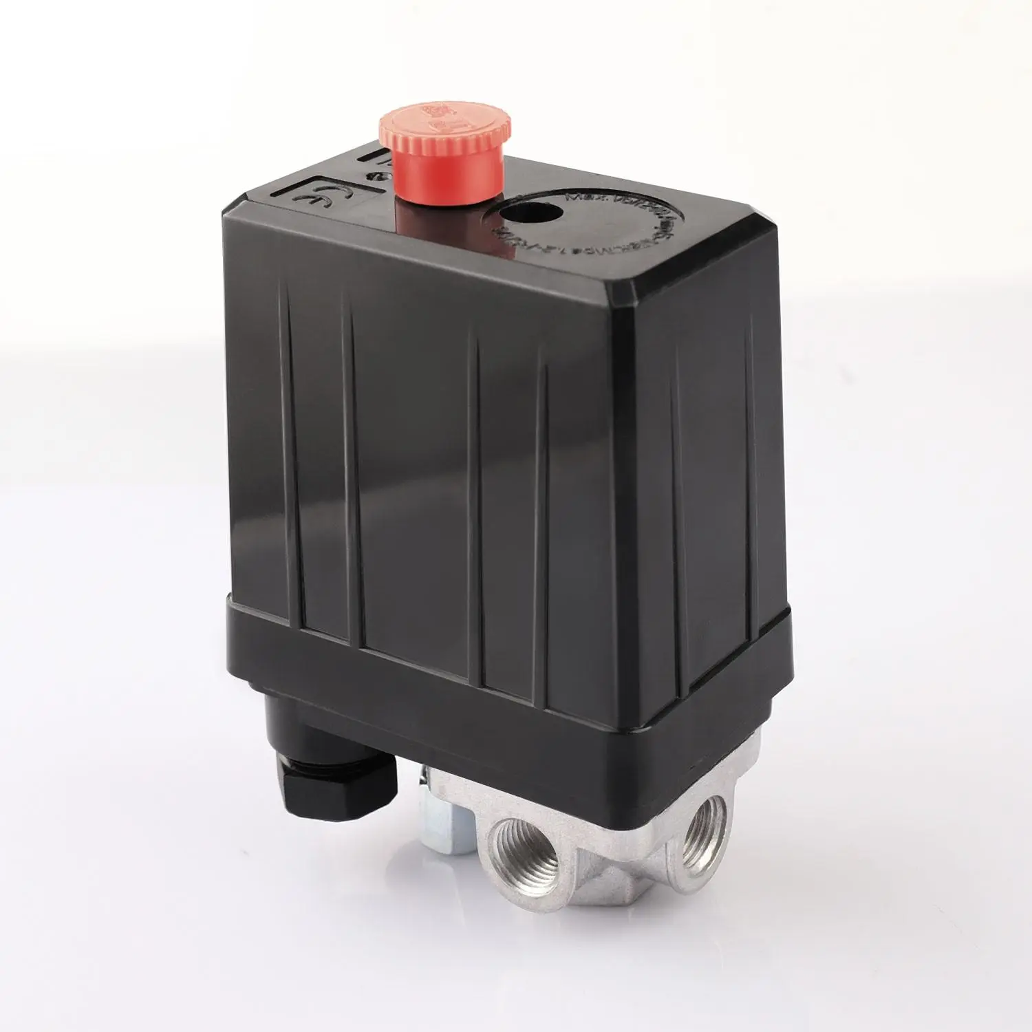 Central Pneumatic Air Compressor Pressure Switch Control Valve 4-Port 90-125 PSI