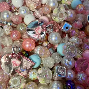 Random Mixed Beads Assorted Colors and Sizes for Crafting and Jewelry Making