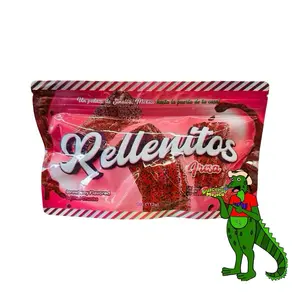 Rellenitos Fresa - Compa Munchies, Strawberry Flavored & Filled Chunks 4oz