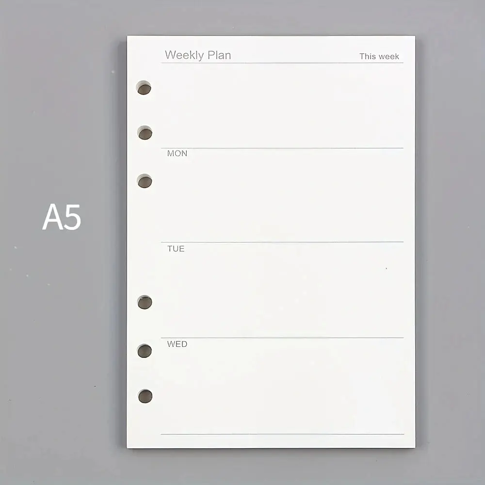 A5-Weekly Planner