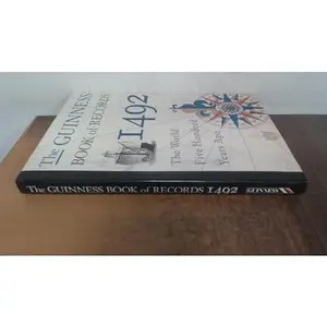 USED-The Guinness Book of Records, 1492: World 500 Years Ago by Deborah. (Editor). Manley (Hardcover)