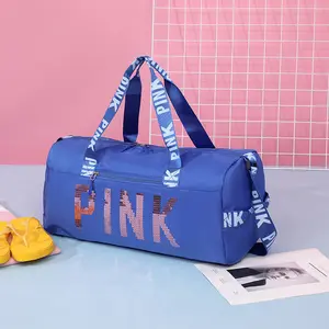 Stylish Letter Design Large Capacity Lightweight Bag,Fitness Bag with Shoe Compartment,  Multifunctional Shoulder Bag, Crossbody Bag, Casual, Gym Bag