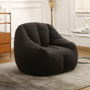 ARCH Bean Bag Chair with Filler, Bean Bag Sofa with Tufted Soft Stuffed Filling, Fluffy and Lazy Sofa, Comfy Cozy BeanBag Chairs with Memory Foam for Dorm, Apartment, Living Room    RR