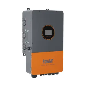 PowMr UL1741 12KW 48V Solar Inverter Hybrid ON/OFF Grid Split Phase 120/208/240V MPPT Solar Hybrid Inverter Split Phase Parallel 6 units