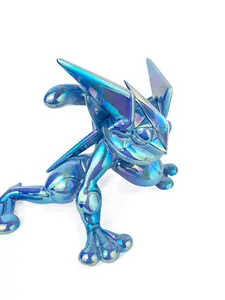 《Prism Stealth Greninja》 Hand-made Porcelain Collectible 25x30x25