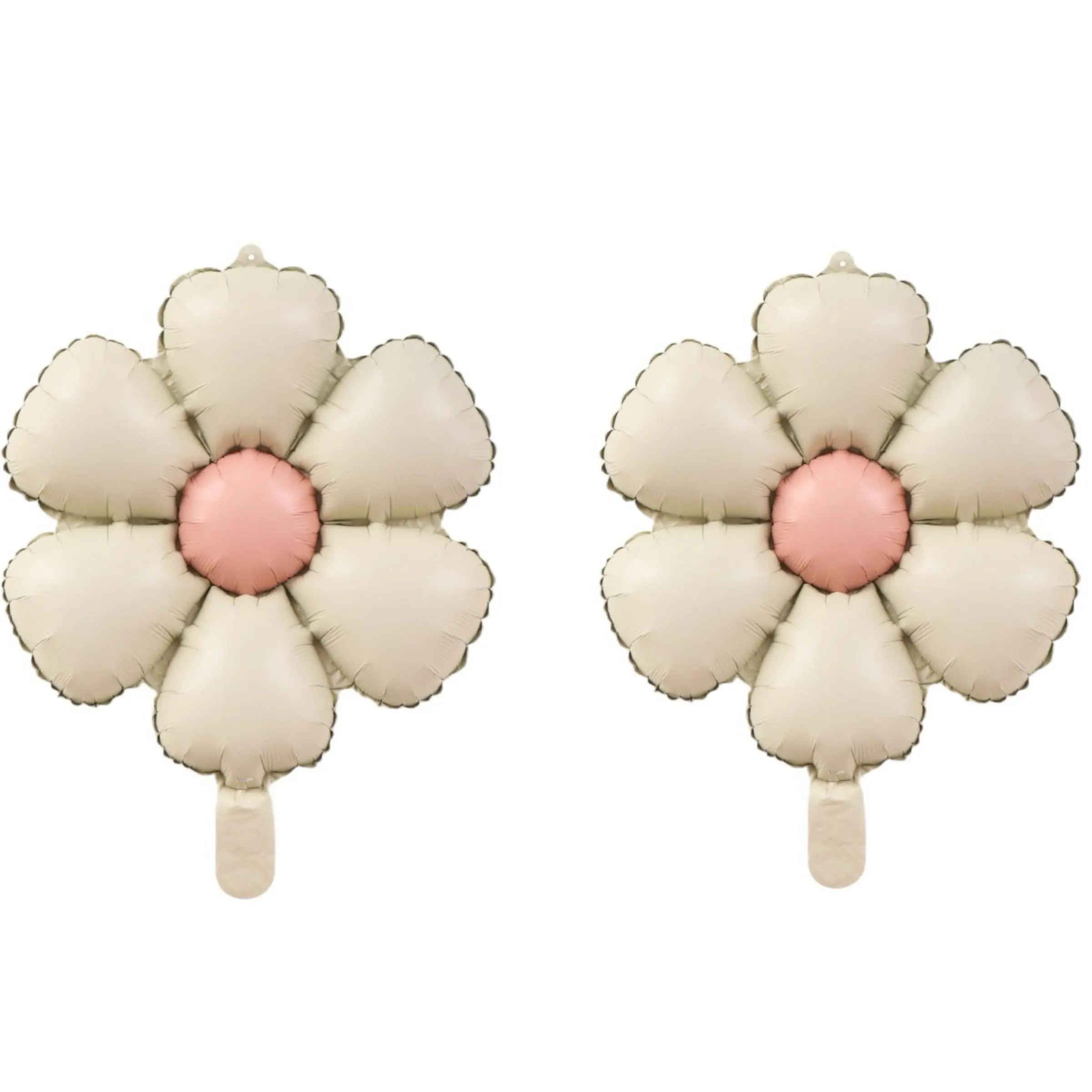 Daisy Shaped Balloon, 2 Counts Matte Six Petal Daisy Balloon, Balloon for Wedding Anniversary Party Decoration, Party Supplies, Balloon Arch Decoration