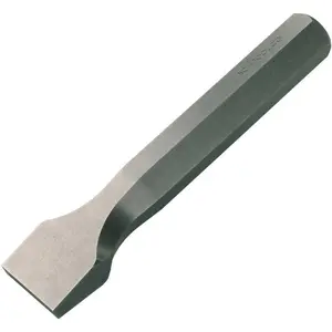 2 in. x 7 in. Forged Steel Pitching Chisel, Professional Masonry Tool for Stone Facing and Shaping