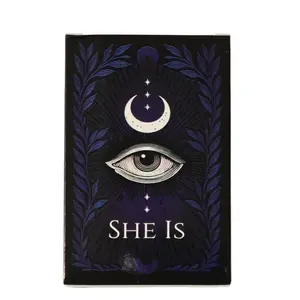 She Is Heart Healing Oracle Cards Set, 52 Mindfulness Meditation Cards, Divination Game for Anxiety Relief, Relaxing Tabletop Card Games, Tarot Card Game, Divination Experience