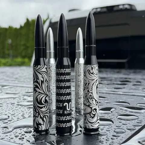 Custom Engraved Bullet Antenna (Not Real Bullet)