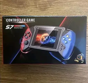 Game box S7 Handheld Game Console Controller Handheld System Gray Red Blue