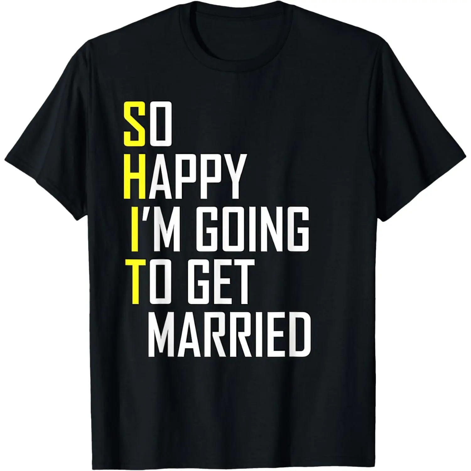 Men's Pure Cotton Short-Sleeve Round Neck Casual T-Shirt - Funny Sarcastic Groom Bride Engagement Design, Natural Fabric, Fitness-Friendly, Small Size, Gift for Men