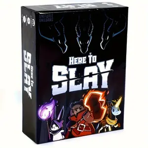 Here to Slay Tabletop Game, English Version, Strategy Card Game for 2-6 Players, Family Fun, Team Challenge, Logic & Strategy Skills