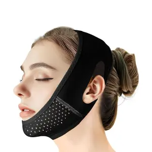 Advanced V-Shape Lifting Mask, Reusable V-Shape Lifting Mask with Chin Strap, Reduces Chin and Double Chin, Tightens Loose Skin
