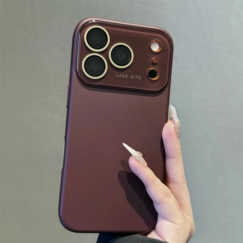 Minimalist Solid Color Phone Case for iPhone 18/17/16/15/14/13 Series 995