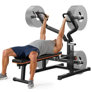 FED FITNESS SO2 Chest Press Machine, Heavy-Duty Bench Press Machine with 4-Level Adjustable Independent Converging Arms, Unique Adjust Bench Design, Chest Press Bench for Strength Training Equipment