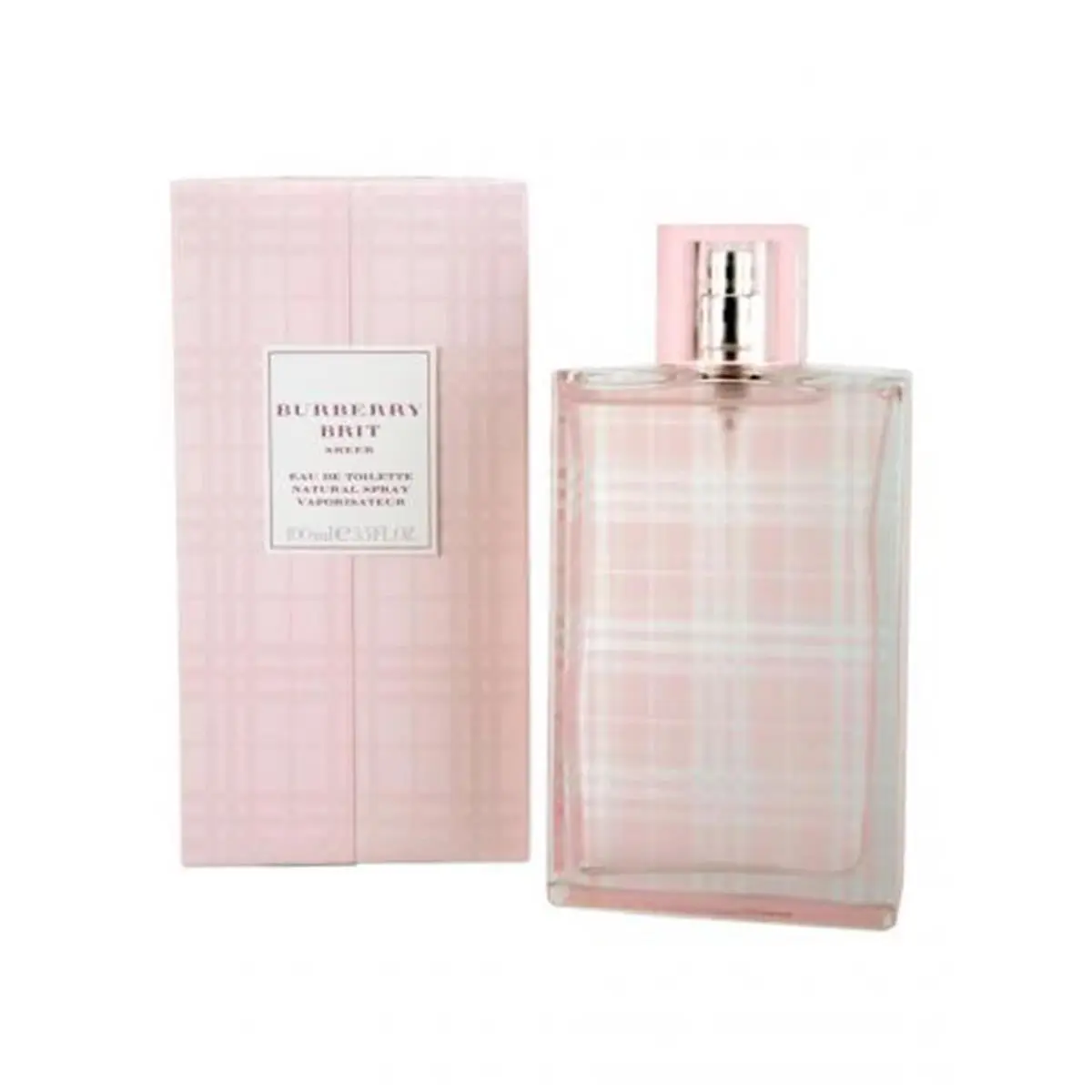 BURBERRY Brit Sheer Eau De Toilette - 3.4oz Fruity Floral Women's Perfume, Sweet Lychee Fruit Blend, Spray Bottle with Floral Accents, Fruity Floral Perfume