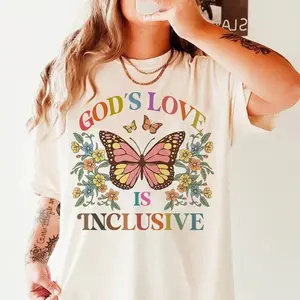 Gods Love Is Inclusive , Christian Lgbtq Pride Ally , Lgbtq Pride Shirt , Pride Month Gift , Gay Rights , Trans Pride , Lesbian Daughter 45793 2043
