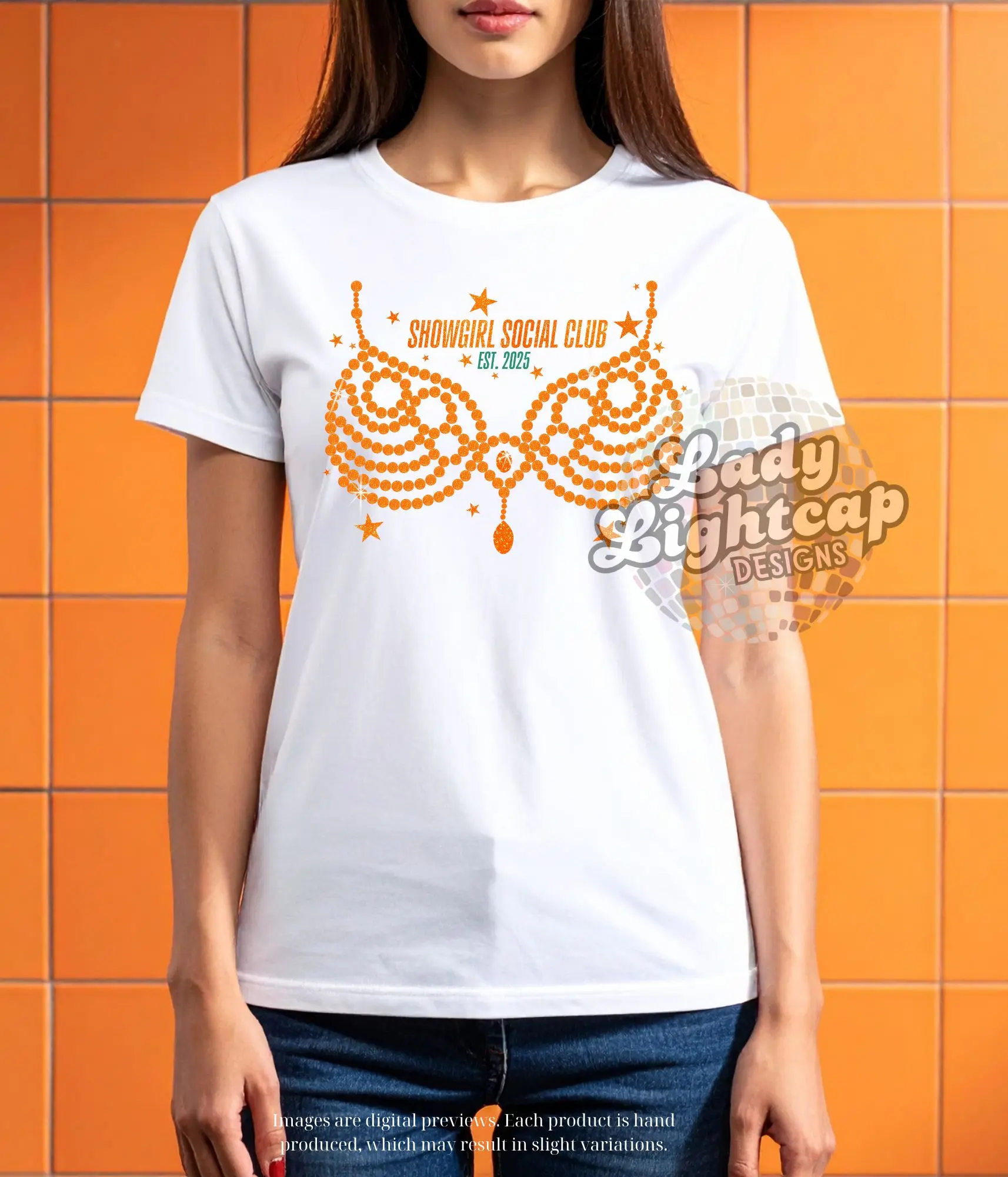 Showgirl Social Club Bejeweled Top Tee / Life of a / Showgirl Merch / Swift Tee / Swift Tshirt