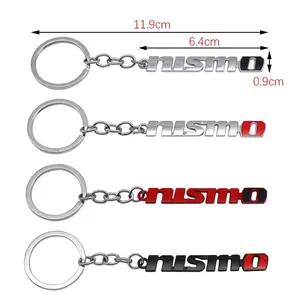Car Key Rings Keychain Pendant for Nissan Nismo J10 J11 Navara Titan Juke Note 350z 370z Versa Sentra Teana Murano Decoration