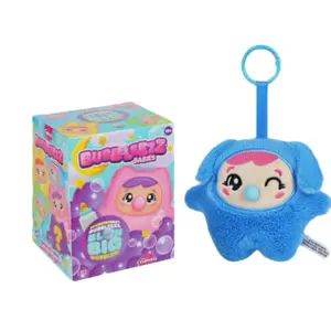 Bubleezz Babies Charmlet Keychain Stress Relief Sensory Toy Tiny Clip-On Plush Pals for Backpacks & Purses Collectible & Gift-Ready Fun for Kids
