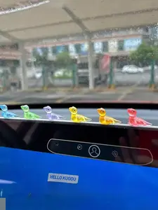 30pcs Cute Luminous Mini Lizards, Simulated Mini Animals, Diy Cartoon Toys, Micro Landscape Ornaments, Car Dashboard Decoration, Very Suitable for Vehicle Interior and Gifts, Cute Car Accessories, Car Desktop Decor, Car Interior Accessory