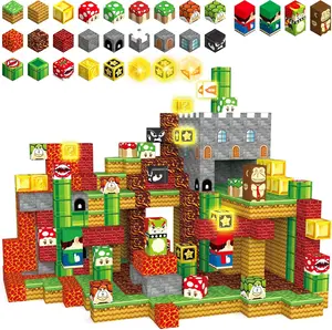 200PCS Magnetic Blocks, Magnet Cube Building Toys for Toddlers Kids Ages 3-10, STEM Montessori Educational Sensory Blocks, Birthday Christmas Gifts for Boys Girls