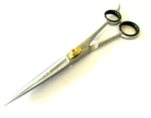 8″ Adjustable High Quality Barber Hair Salon Grooming Shears Scissors Satin Finish