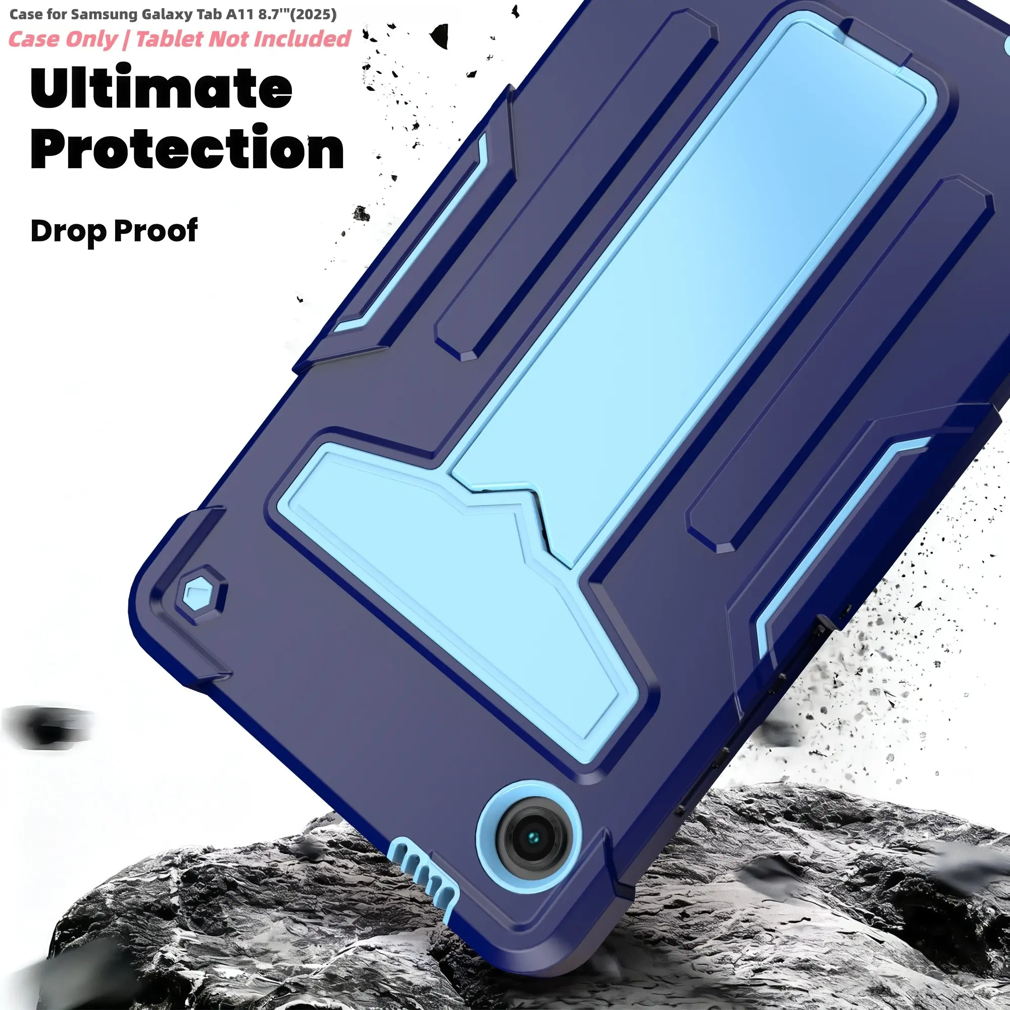 Case for Galaxy Tab A11 8.7 Inch Case SM-X110/x130/x135 Models, Shockproof Protective Cover, Drop Proof Cover, Durable Tablet Protection, Tablet Covers, Casing, Tablet Accessories