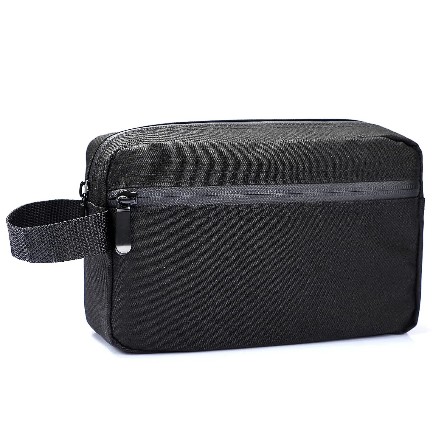 Toiletry Bag for Men, Portable Travel Toiletry Organizer Bag,Shaving Bag for Toiletries Accessories (Black)