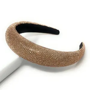 Copper Padded Jeweled Headband