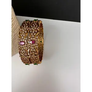 Matte CZ Multi Stone Bangles