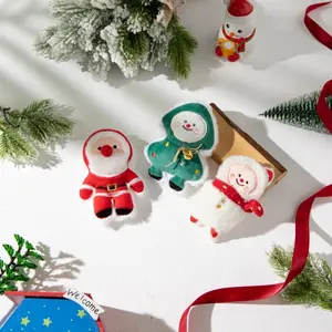 New Christmas cat toy plush doll with catnip cat toy interactive companion toy