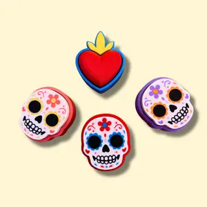 Clicker Fidget - Mexi Clicks Stress Relief Fidgets 3D-Printed Inspired by Dia de los Muertos Day of the Dead