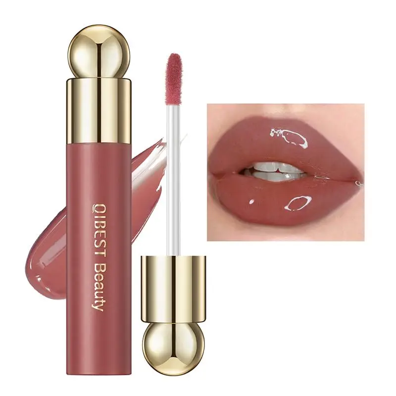 Long-lasting Mirror Lip Gloss, Tinted Moisturizing Liquid Lip Balm, Glossy Lip Oil, Plumping Lipstick for All Occasions Makeup, Hydrating Daily Cosmet