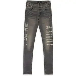 Amiri Military Stencil Jeans Grey