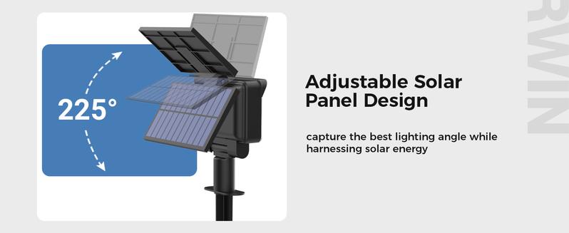 Solar Spot Lights Outdoor Waterproof for Flag, Tree, House, Garden, Yard, Landscape Spotlights for Accent Uplighting Halloween Christmas Decorations solarlights of