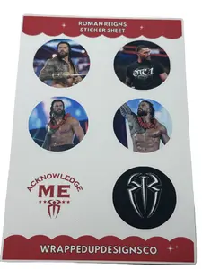 Roman Inspired Vinyl Sticker Sheet