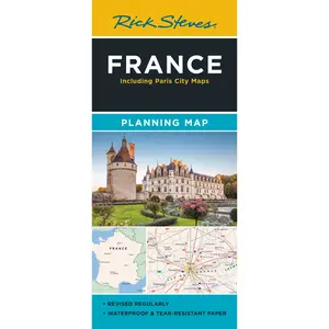 Rick Steves France Planning Map by Rick Steves [Hardcover Book]