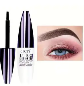 Eyebrow Gel - Waterproof & Sweatproof, Long Lasting Black or Brown Tattoo Tint, Film Forming, Medium Coverage for All Skin Types Makeup Pack Cosmetic.Christmas gifts, New Year gifts, Black Friday