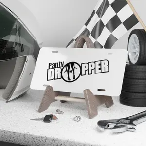 Panty Dropper White Vanity Plate