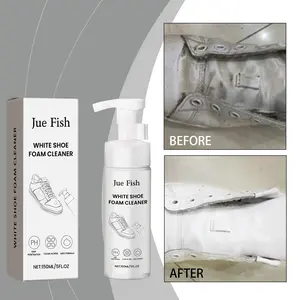 White Shoe Foam Cleaner - Cleans and Removes Stains, Whitens, Multi-Functional Shoe Cleaning Foam Cleaner