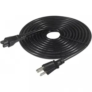 3 Prong AC Laptop Power Cord 5Ft Universal Power Cable |   125V |   for Dell HP LG Lenovo Asus Acer Toshiba Sony Laptops/Notebooks, Monitors, Printers, Scanners NEMA 5-15P to C5 Power Cable