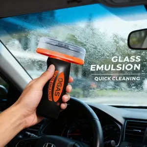 Automotive Handheld Oil Flmr Cream,Glass oil film cleaning brush, oil film remover, windshield oil film coating cleaning paste,Glass DecontaminationWithoutTraces,Window Oil Film Cleaning,FastCleaning, CompactAnd Easy To Cary-100g Degreaser Cleaner