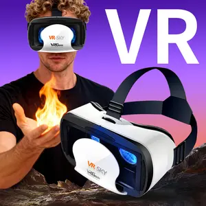 2026 Adjustable Wearable VR Headset for Game Play, Smart Accessory Compatible with Smartphone & Electronic Devices